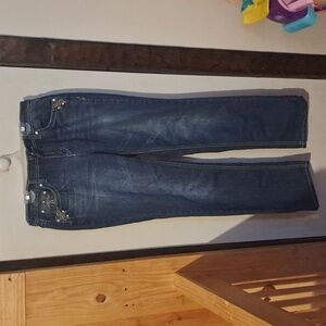 Earl Jean womens straight leg western jeans 6.